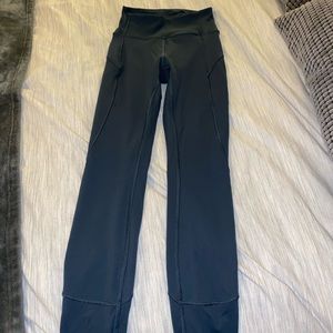 Women’s lululemon align pant 7/8 in teal blue
